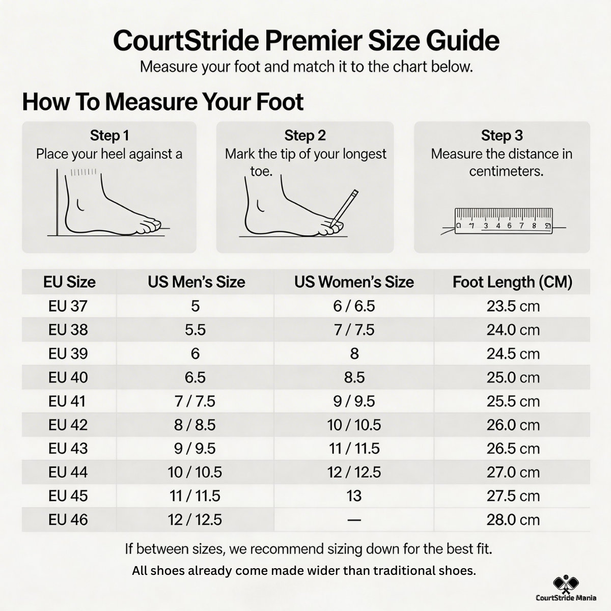 Courtstride Premier™ Pickleball Shoes