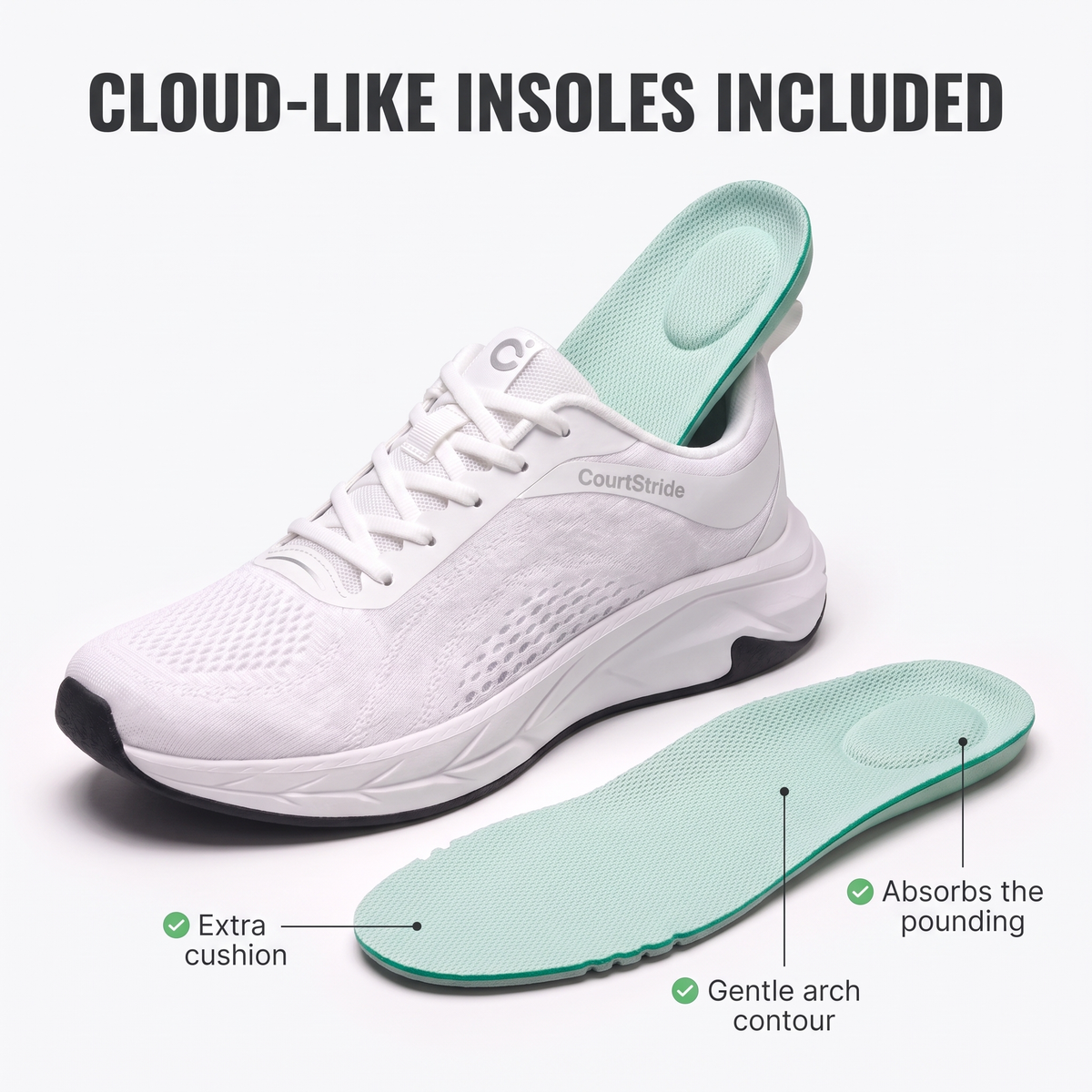 CourtStride Premier Pickleball Shoes